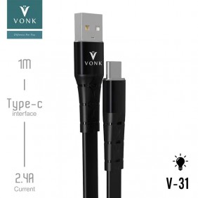 2.4A USB Cable Fast Charge PD Cable 1M