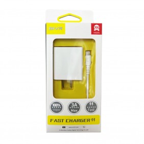 Fast Charger Set for Android iPhone Type C Lightning Connector