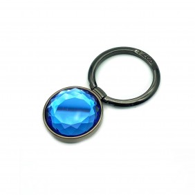 Phone Adhesive Ring Stand Colorful Navy Blue Gem